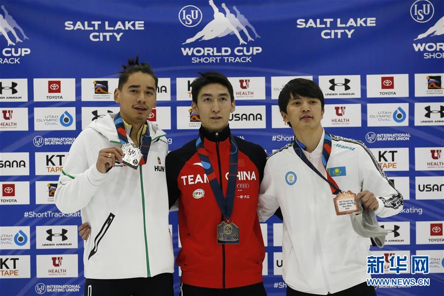 短道速滑世界杯盐湖城站：武大靖夺男子500米冠军