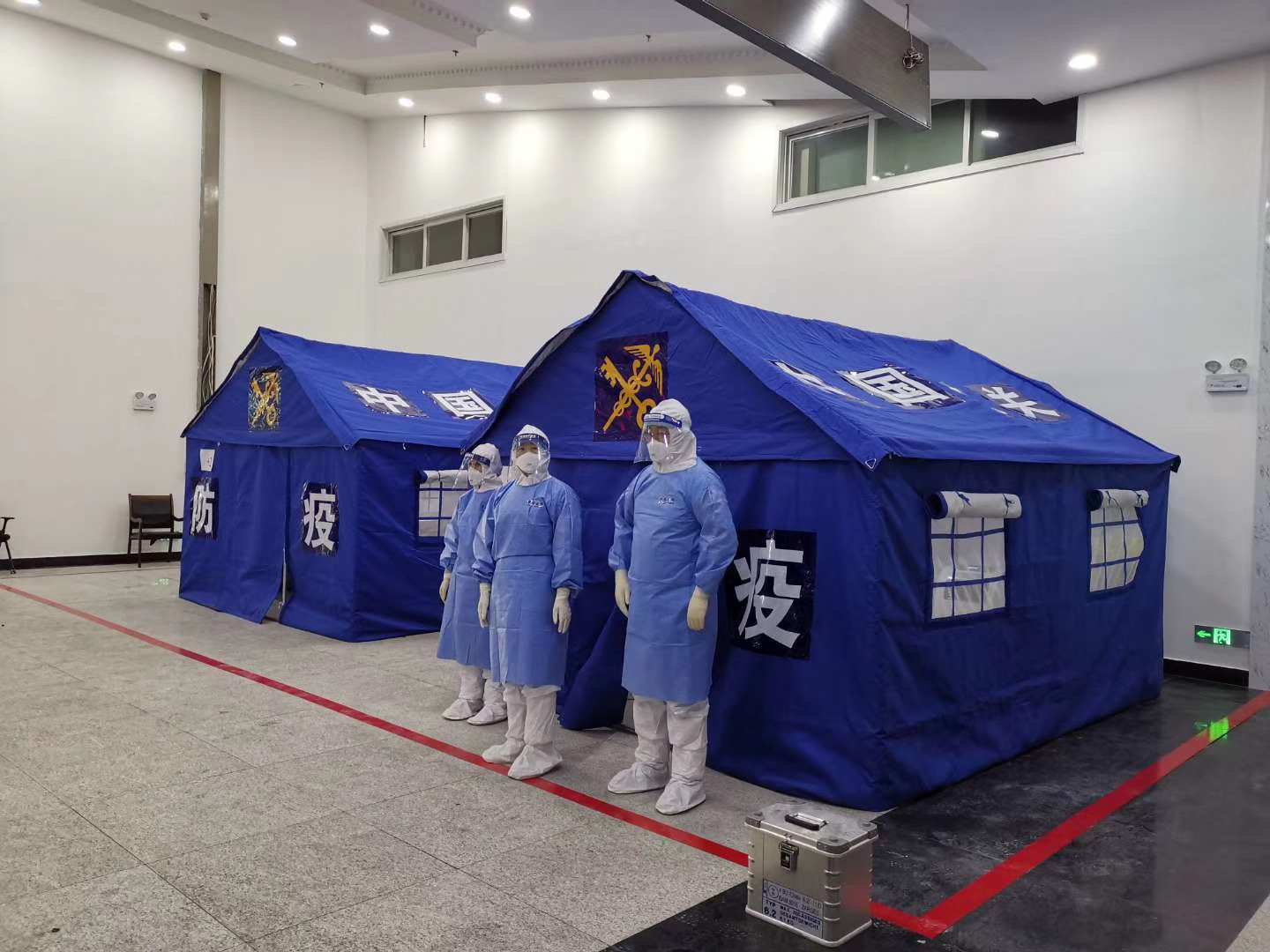 满洲里市输入性疫情严峻正加紧建设备用医院