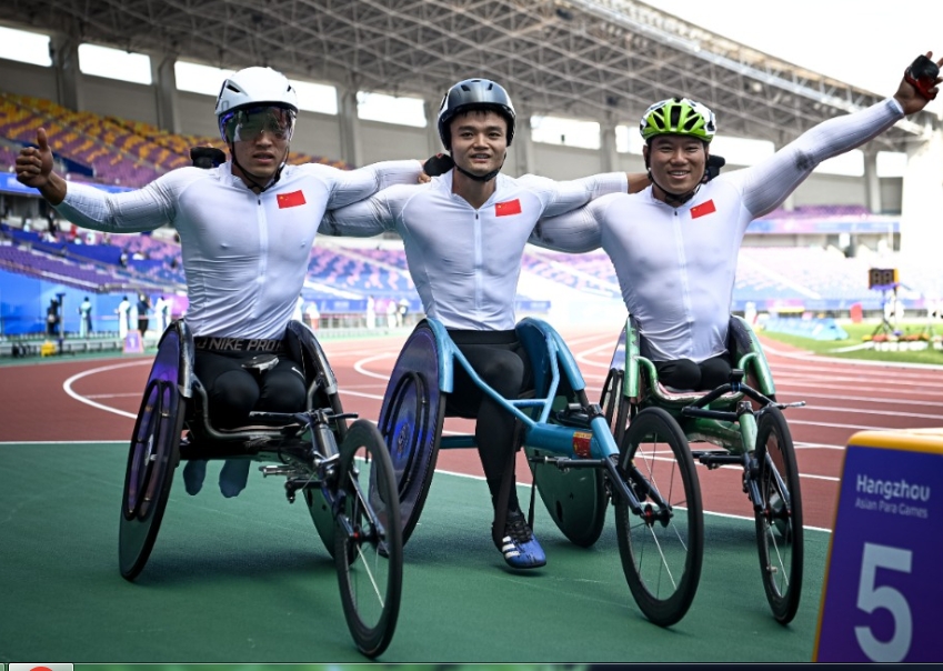 杭州亚残运会｜中国队单日揽36金 田径9金均破纪录