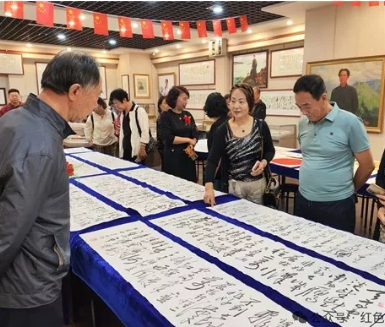 李林冲毛体书法个人展在大漠文创园开幕